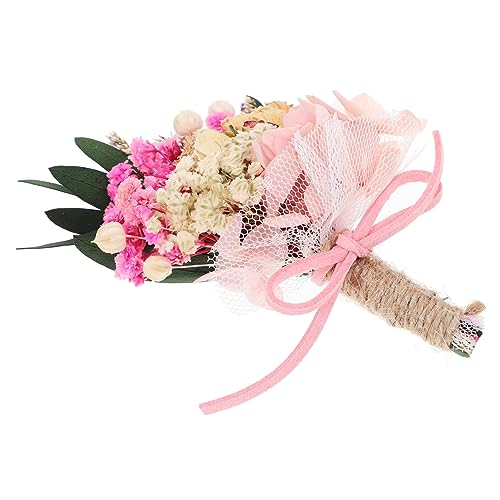 Boutonniere de flores secas para bodas GLEAVI