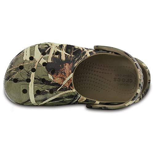 Sandália, Crocs, Classic Kids Realtree, Khaki, 24, Criança Unissex