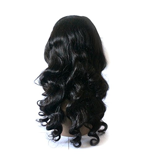 Enoya Noya Hair 360 Silk Top Lace Frontal Loose Wave Human Hair Wigs-Glueless 180% Density Brazilian Virgin Remy Wigs With Baby Hair (Silk Top 10") #TOP3