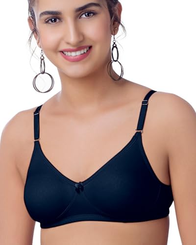 Image of Brida Breathable Cotton Non-Padded Transparent Bra - Comfortable, Stylish, and Lightweight Lingerie for Women - Monica
