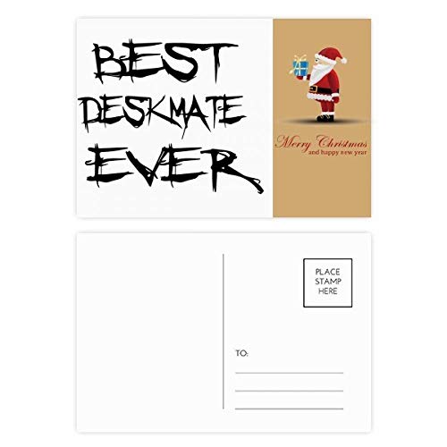 Cartes postales Père Noël lot de 20 pour correspondance de fin d'année et vœux