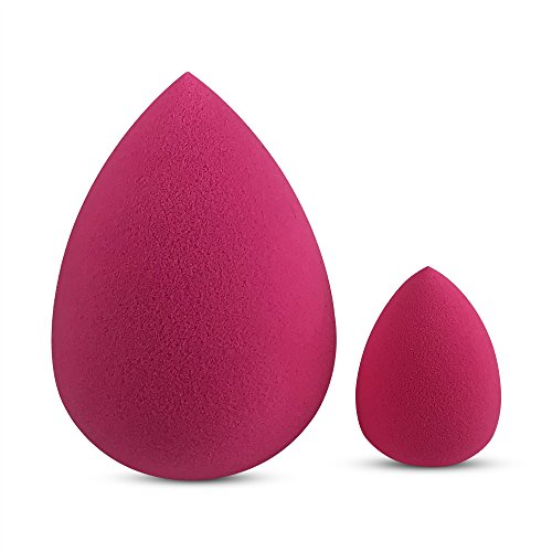Makeup Sponge Blenders by Pretty Pak - 2 pack Cosmetic Applicator Tools for Foundations, Creams, and Powders – Professional Techniques for Everyone