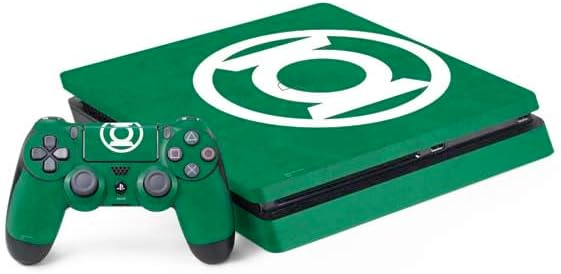 Skinit Decal Gaming Skin Compatible with PS4 Slim Bundle - Officially Licensed DC Comics Green Lantern Classic Art Pose Design