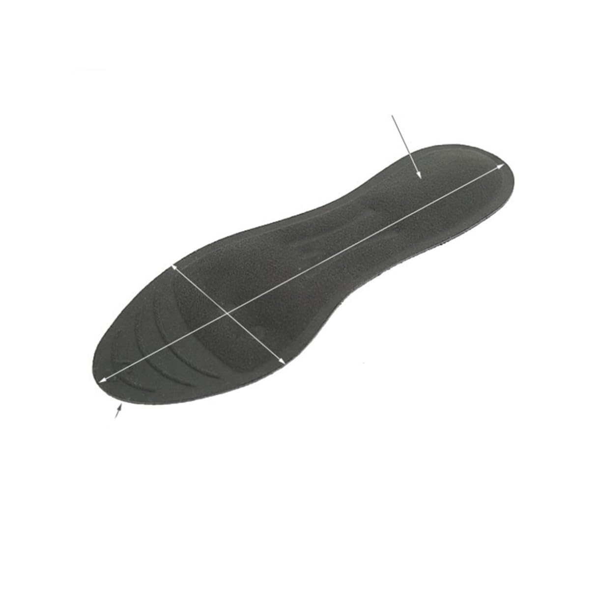 Mobestech 3stücke Tpu Flüssigkeitsgefüllte Massagesohle Einlegesohlen Orthopädische Druckabsorbierende Schuheinsätze Für Plantarfasziitis Knieschmerzen Schwarz
