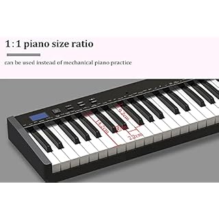 KEMNGO Piano Portable 61 Touches, Clavier de Piano électrique de Voyage Fin for Enfants débutants, Piano à Clavier… - Les Beatles, Paul McCartney, John Lennon, RIngo Starr, George Harrison KEMNGO Piano Portable 61 Touches, Clavier de Piano électrique de Voyage Fin for Enfants débutants, Piano à Clavier… – Image 2