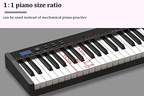 KEMNGO Piano Portable 61 Touches, Clavier de Piano électrique de Voyage Fin for Enfants débutants, Piano à Clavier… - Les Beatles, Paul McCartney, John Lennon, RIngo Starr, George Harrison KEMNGO Piano Portable 61 Touches, Clavier de Piano électrique de Voyage Fin for Enfants débutants, Piano à Clavier… – Image 3