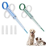 Hongoen 2 PCS Tabletteneingeber Katze Dogs Pet Feeder Tablettengeber,mit Pill Assist Katze,Tablettengeber Katze,Tablettengeber für Katzen, für Katzen,Haustier Pet Pillenwerfer Wiederverwendbare