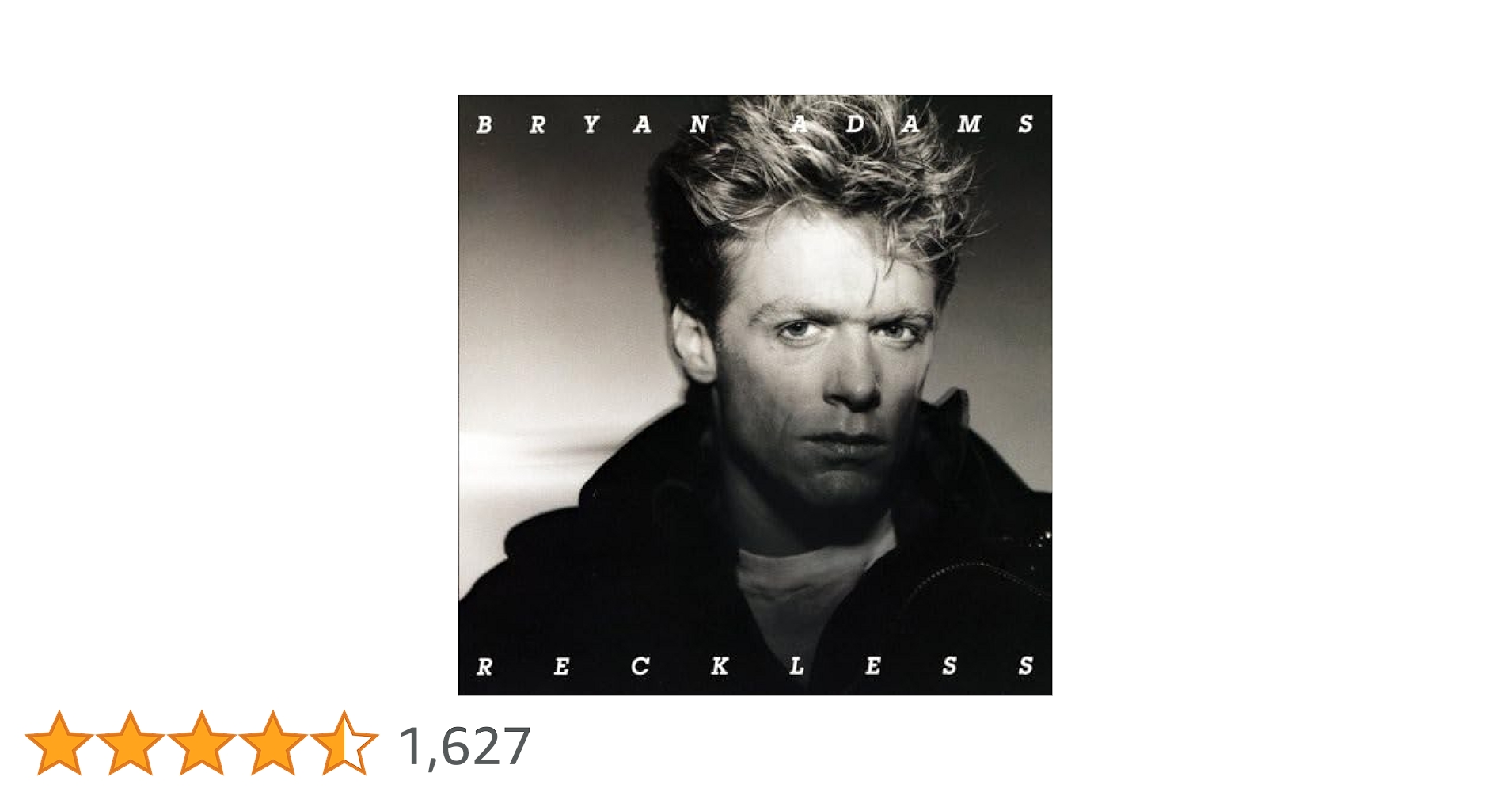 【未開封Blu-ray Audio】ブライアン・アダムス「レックレス」サラウンド 未開封Blu-ray Audio】ブライアン・アダムス「レックレス