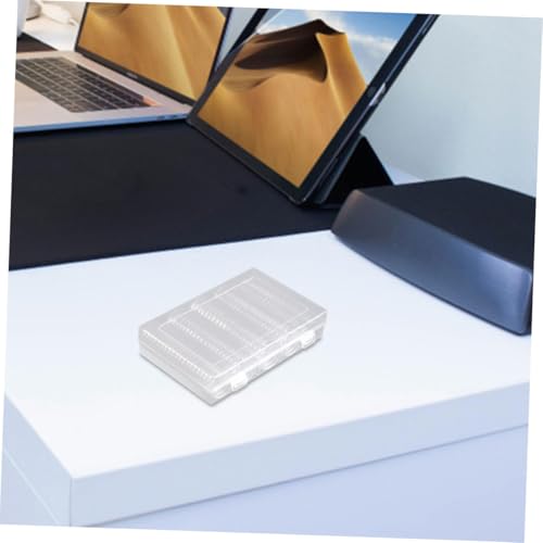 Set de 2 cajas transparentes para organización de monedas miniatura 6