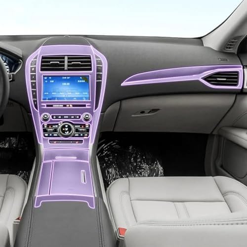 Película protectora de TPU para evitar arañazos en la consola de Lincoln MKZ