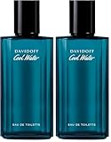 Davidoff Cool Water For Men. Eau De Toilette Spray 2.5 Ounces (Pack of 2)