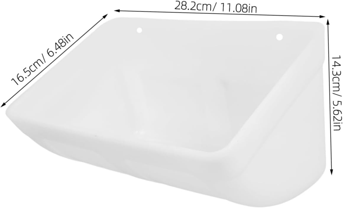 2Sets Automatic Chicken Feeder and for Poultry Capacity Spill Coop Feeding Container Chick Feeding Device