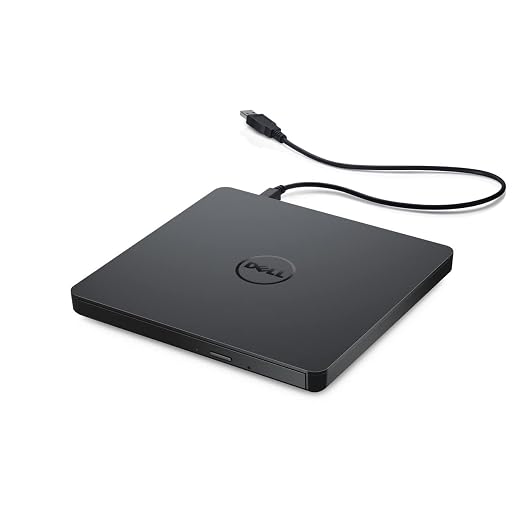Lectora y grabadora externa USB DVD±RW Dell miniatura 3