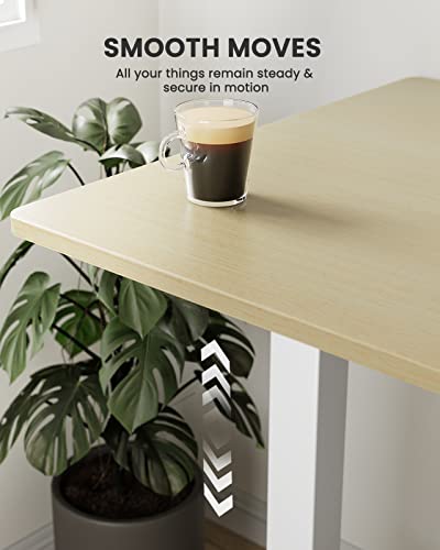 Ergear Height Adjustable Electric Standing Desk, 48 X 24 Inches Sit Stand Up Desk, Memory Computer Home Office Desk (Natural) #TOP4