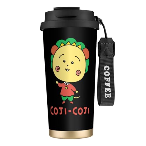 タンブラー コジコジ グッズ 水筒 コーヒーカップ コンビニカップ ステンレスボトル 保温保冷 ストロー付き 持ち運び 直接ドリップ 大容量 おしゃれ プレゼント