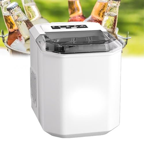 Máquina de hielo para encimera 12kg diario blanca miniatura 1