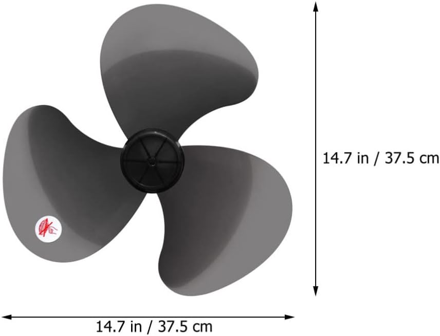 BESPORTBLE Outdoor Ceiling Fans Universal Fan Blade, Replacement Blade, for Home Electric Accessories with Nut Cover 4 s 16 Inches 400mm Table ner