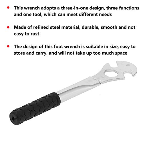 Lzkw Bike Pedal Wrench, Bike Repair Kit 3 In 1 For Bike Repairing For Road Bike #TOP1