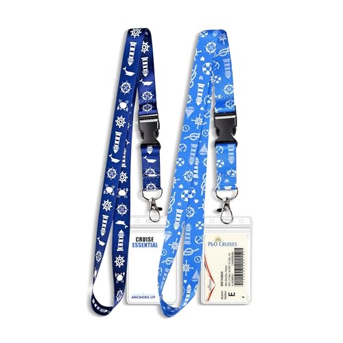Cruise Lanyards for P&O, Marella, MSC and More – Detachable Card Holders...