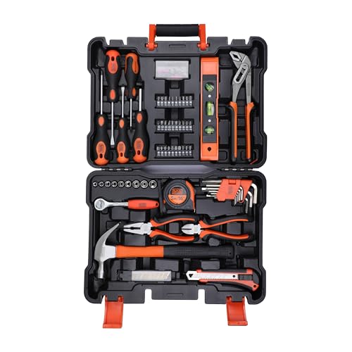 BLACK+DECKER BMT154C Hand Tool Kit for Home & DIY Use (154-P...