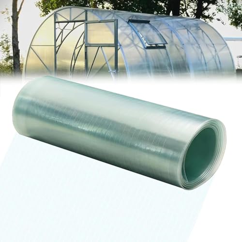 Clear Polycarbonate Roofing Sheets, Resistant Rainproof Greenhouse Replacement Cover, Transparent Insulation Polycarbonate Sheet for Pergola Patio Gardening, Farming, Agriculture (3.9x16.4FT)