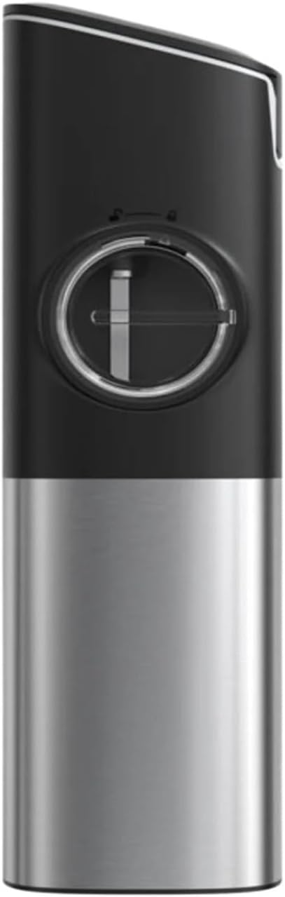 Electric Salt and Pepper Grinder Set with Charging Base and LED Light Adjustable Coarseness Automatic Spice Herb(1pcs)