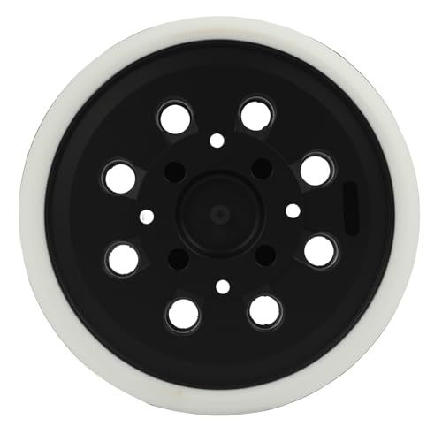 Platorello 125 mm Compatibile Bosch PEX 400 AE PEX 300 AE, Disco Levigatrice Con 8 Fori Attacco Velcro Per Levigatrice Rotorbitale, Ricambio Con Aspirazione Polvere