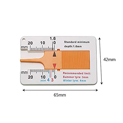 4 stuks bandenprofieldieptemeters, profieldieptemeter, digitale bandenprofieldiepte meetbereik 0-20 mm, instelbare… - Image 7