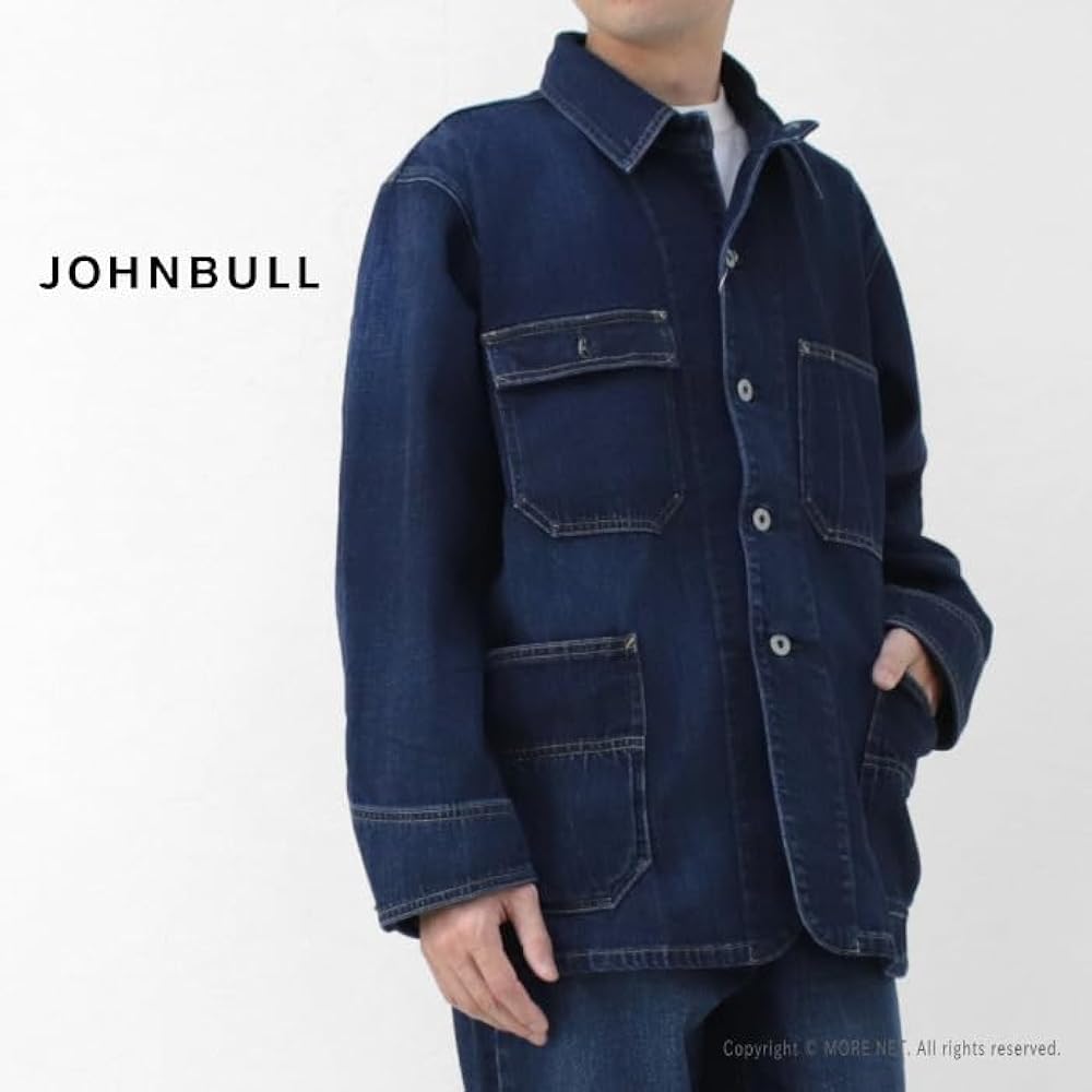 Johnbull JM243L07 デニムカバーオールサックジャケット Amazon | [ジョンブル] 12.5オンスデニムサックジャケット JM243L07