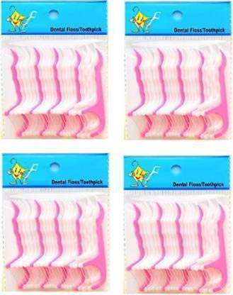 YTM 100 PCS DENTAL FLOSS TEETH CLEANER (PACK OF 100)-image-20