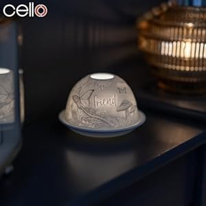 Cello Special Friend Woodland Tealight Dome, Porcelain Candle Holder With a Loving Message. Use Tealights or LEDs. Sentimental Special Friend Gifts, Gifts For Friends, Friendship Gifts For Women. Cello Special Friend Woodland Tealight Dome Porcelain Candle Holder With a Loving Message Use Tealights or LEDs Sentimental Special Friend Gifts Gifts For Friends Friendship Gifts For Women