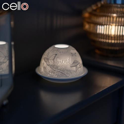 Cello-Special-Friend-Woodland-Tealight-Dome-Porcelain-Candle-Holder-With-a-Loving-Message-Use-Tealights-or-LEDs-Sentimental-Special-Friend-Gifts-Gifts-For-Friends-Friendship-Gifts-For-Women Cello Special Friend Woodland Tealight Dome Porcelain Candle Holder With a Loving Message Use Tealights or LEDs Sentimental Special Friend Gifts Gifts For Friends Friendship Gifts For Women