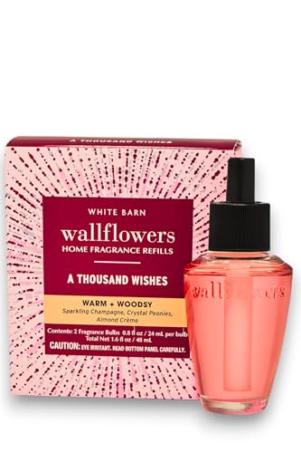 Bath & Body Works A Thousand Wishes Wallflowers Home Fragrance Refill 2-Pack, Warm & Festive Scent, 0.8 fl oz Each - image 1