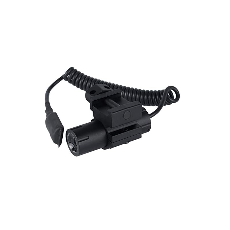 Monstrum 100 Lumens Ultra-Compact Flashlight with Rail Mount and Detachable Remote Pressure Switch - Image 3