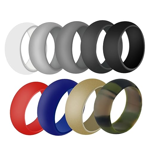Anillas de silicona para ejercicio 9 unidades miniatura 1