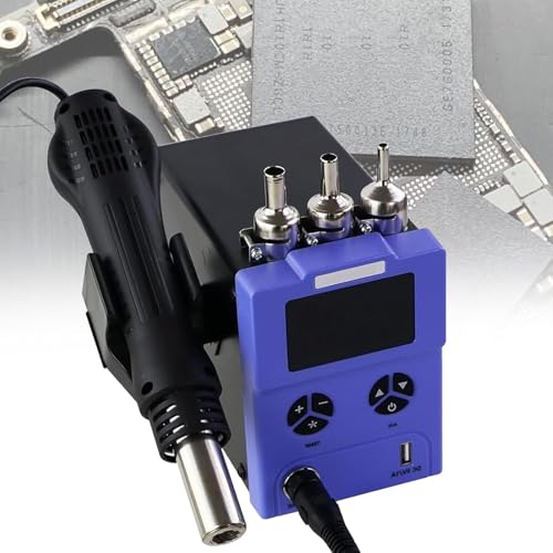 Image of 600W Hot Air Soldering Desoldering Station, Rework, 110V/220V Heating Gun, For SMD, Phone Repair