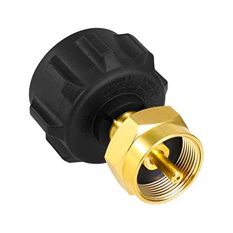 Hooshing Propane Refill Adapter for 1lb Propane Tanks QCC1 Regulator Valve Fits QCC1/Type1 Propane Tank Cover