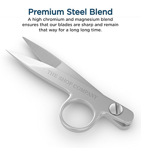 TSC Quick Action 4.5 inch Thread Snipper (Scissors) - Professional Series - for Sewing, Tailoring, Dressmaking and Crafting - Thumbnail 4