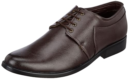 Image of Centrino Mens Uniform Dress Shoe |Formal Shoe for Men|Lace-up Shoe Business |Provide Comfort Perfect for Formal Wear, Business Casual, and Parties (3363)