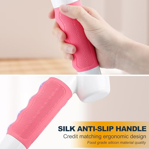 Cordless Electric Spin Scrubber,Cleaning Brush Scrubber for Home,400RPM/Mins-8 Replaceable Brush Heads-90Mins Work Time,3 Adjustable Size,2 Adjustable Speeds for Bathroom Shower Bathtub Glass Car-Grey - Image 5