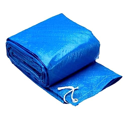 Hemobllo wasserdichte Pe Poolabdeckung Rechteckig Für Rahmen Aufstellpools rutschfeste Bodenmatte Schutz Vor Regen Und Staub Langlebige Schutzhülle Für Poolüberdachung