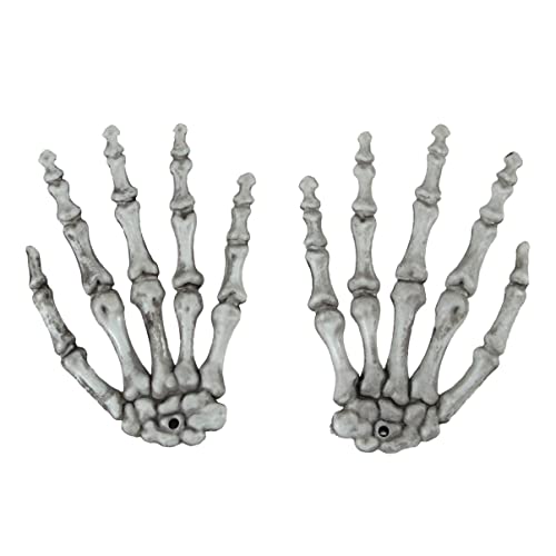 TOYANDONA 1 Par Mano de Esqueleto Accesorios Disfraz Halloween complementos Disfraz Halloween decoración Hallowen Pascua para Pascua apuntalar segador Exterior Muro Colmillos