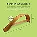 Whale Therapeutic Stretching Bench – Natural Wooden Spine Stretcher for Back Pain Relief, Flexibility Training and Full-Body Mobility – Yoga, Pilates and Home Wellness Tool - Made in USA