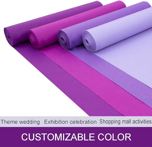 Tapis d'allée de mariage inaltérable épaisseur 2 mm découpable