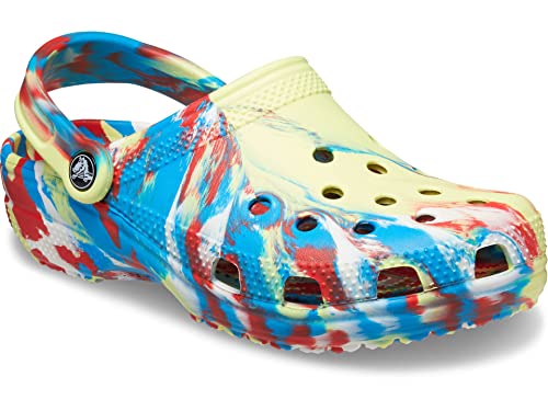 Image of Crocs Unisex-Adult Classic Marble Clogs (Multicolor)