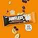JUNKLESS Chewy Granola Bars Twin Pack – Chocolate Chip & Peanut Butter Chocolate Chip (12 Bars)–Less Sugar, Non-GMO, Gluten-Free, Wholesome Snack Bars for Kids & Adults, 2 Boxes