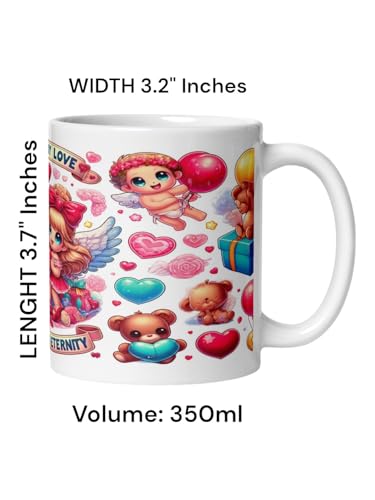 Image of Better Gift Flowers Bound by Love Mug, Round Shaped Multicolor Themed Coffee Mugs, Mug for Gifting, Gifting Items for Family, Friends & Closed Ones