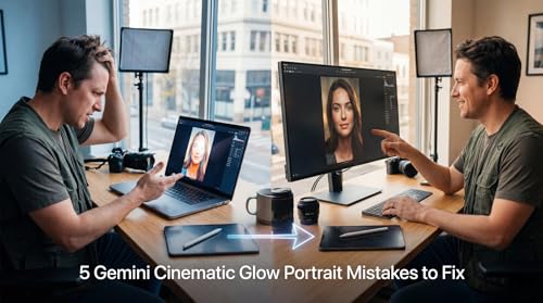 5 Gemini Cinematic Glow Portrait Mistakes to Fix