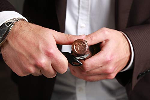 Waiters Corkscrew By My Wine Passion - Professional Double Hinged Opener - Opens 1 Million Vino Bottles (1, Black) #TOP5