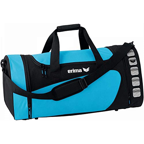 Erima Unisex Club 5 Sporttasche (723572), curacao/schwarz, M